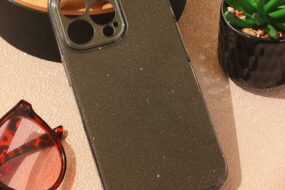 Torbica Sparkle Dust za iPhone 13 Pro 6.1 crna