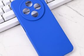Torbica Silikon Pro Camera za Xiaomi Redmi 14C/Redmi A4 tamno plava