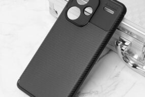 Torbica Defender Carbon za Xiaomi Redmi Note 13 Pro Plus (EU) crna