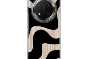 Torbica Silikonska Print Skin za Honor Magic 7 Lite Black Flow