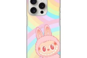 Torbica Silikonska Print Skin za iPhone 15 Pro 6.1 La Bubu Rainbow
