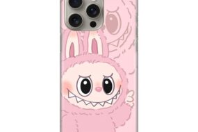 Torbica Silikonska Print za iPhone 15 Pro Max 6.7 La Bubu Pink