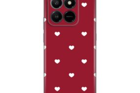 Torbica Silikonska Print Skin za Honor X7d 4G/400 Smart 5G Burgundy Hearts