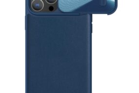 Torbica Nillkin CamShield Leather S za iPhone 14 Pro 6.1 plava