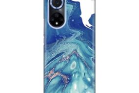 Torbica Silikonska Print za Honor 50/Nova 9 Blue Marble