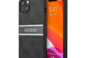 Torbica Guess Stripe za iPhone 13 6.1 siva (GUHCP13M4GDGR)