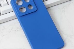 Torbica Silikon Pro Camera za Xiaomi Redmi Note 13 Pro 5G (EU) tamno plava
