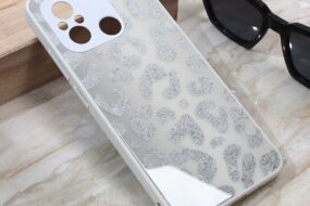 Torbica Shiny glass za Xiaomi Redmi 12C bela