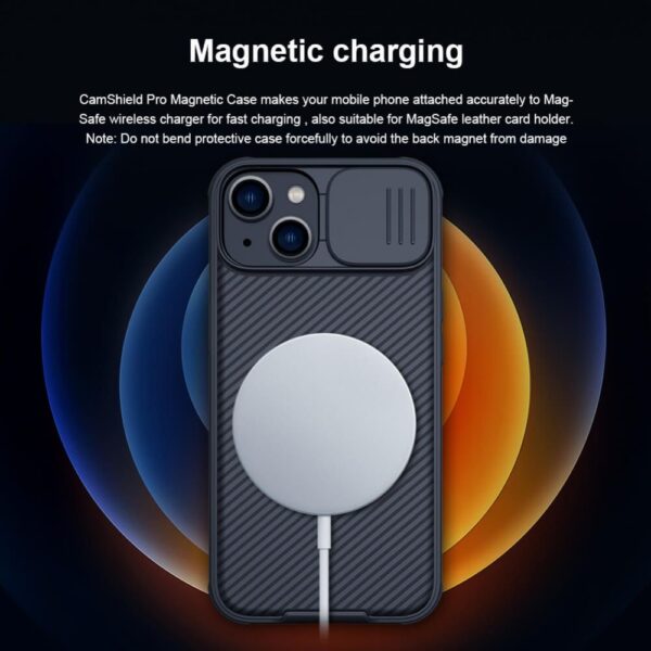 Torbica Nillkin CamShield Pro Magnetic za iPhone 14 Plus 6.7 plava