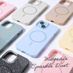Torbica Magsafe Sparkle Dust za iPhone 15 6.1 roze