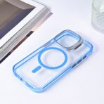 Torbica Magsafe transparent za iPhone 15 Pro 6.1 plava - Slika 5