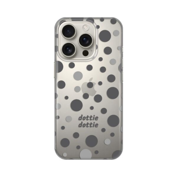 Torbica Silikonska Print Skin za iPhone 16 Pro 6.3 Dottie Dottie Gray
