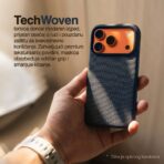 Torbica Magsafe TechWoven za iPhone 17 Pro 6.3 crna - Slika 2