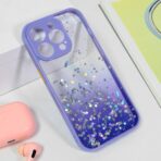 Torbica Frame Glitter za iPhone 14 Pro 6.1 ljubicasta - Slika 2