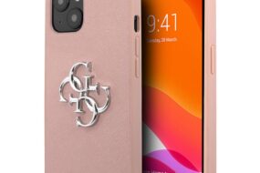 Torbica Guess Saffiano Big za iPhone 13 6.1 roza (GUHCP13MSA4GSPI)