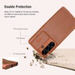 Torbica Nillkin Qin Pro Leather za Samsung S936B Galaxy S25 Plus crna - Slika 3