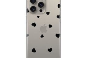 Torbica Silikonska Print Skin za iPhone 15 Pro Max 6.7 Hearts