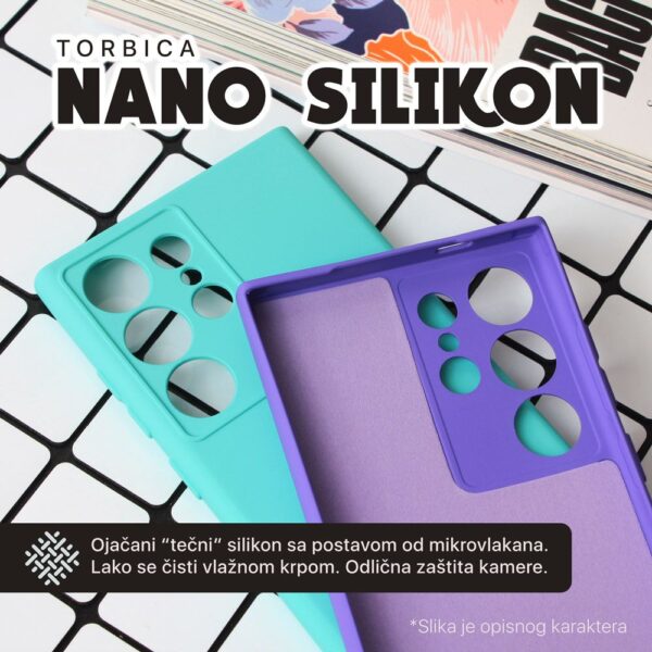 Torbica Nano Silikon za Samsung A556B Galaxy A55 5G crna