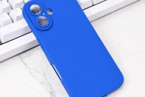 Torbica Silikon Pro Camera za iPhone 16 6.1 tamno plava