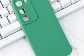 Torbica Silikon Pro Camera za Samsung S916 Galaxy S23 Plus tamno zelena