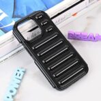 Torbica Color Rib za iPhone 15 Pro 6.1 crna - Slika 2
