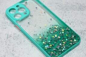 Torbica Frame Glitter za iPhone 13 Pro Max 6.7 mint
