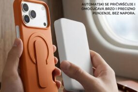 Torbica Magsafe GripCard za iPhone 17 6.3 tamno plava