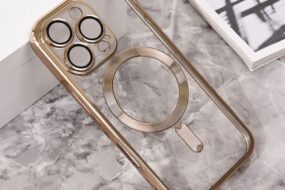 Torbica Magsafe Lux za iPhone 16 Pro 6.3 zlatna