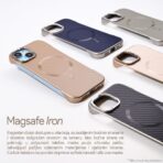 Torbica Magsafe Carbon za iPhone 16 Pro Max 6.9 braon - Slika 5