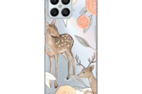 Torbica Silikonska Print Skin za Honor X8 Flower Deer