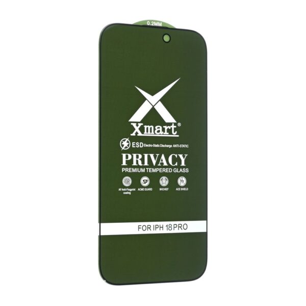 Zastitno staklo Tempered glass X mart 9D Privacy za iPhone 18 Pro 6.3