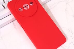 Torbica Silikon Pro Camera za Xiaomi Redmi A3 crvena