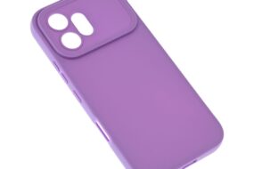 Torbica Silikon Pro Camera za Honor 600 ljubicasta