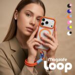 Torbica Magsafe Loop za iPhone 17 6.3 roze - Slika 2