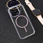 Torbica Magsafe Color Line za iPhone 15 Pro 6.1 roze - Slika 3