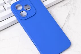 Torbica Silikon Pro Camera za Honor 400 Lite plava