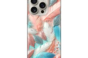 Torbica Silikonska Print za iPhone 16 Pro 6.3 Pastel Feathers