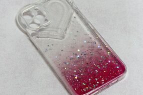 Torbica Heart Glitter za iPhone 12 Pro Max 6.7 pink