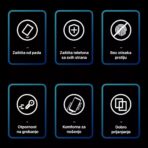 Torbica Slash za iPhone 14 Plus 6.7 crna - Slika 5
