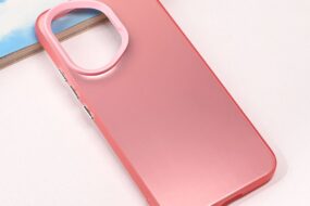 Torbica Clear za Honor 400 roze