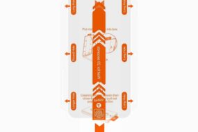 Zastitno Staklo Tempered glass 2.5D dust free za iPhone 12 Mini 5.4 crni