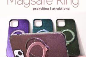 Torbica Magsafe Ring za iPhone 13 Pro 6.1 ljubicasta