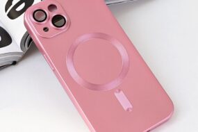 Torbica Magsafe Chrome za iPhone 14 6.1 roze