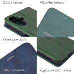 Torbica Teracell Elegant Flip za Xiaomi Redmi 14C/Redmi A4 tamno zelena - Slika 6