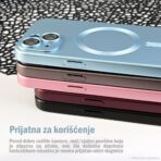 Torbica Magsafe Chrome za iPhone 14 6.1 bordo - Slika 6