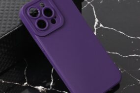 Torbica Teracell Giulietta za iPhone 13 6.1 mat tamno ljubicasta