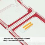 Torbica Color HD za Samsung F721B Galaxy Z Flip 4 5G crvena - Slika 2