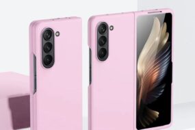 Torbica Elegant Fold za Samsung F956B Galaxy Z Fold 6 5G svetlo roze
