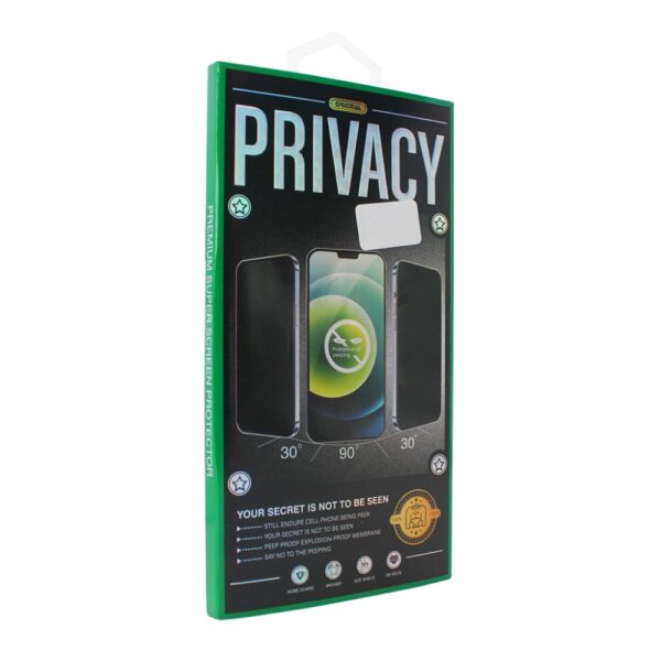 Zastitno staklo Tempered Glass Privacy 2.5D full glue za iPhone 13 mini 5.4 crni