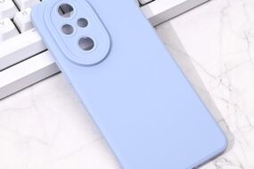 Torbica Silikon Pro Camera za Honor 200 Pro svetlo plava